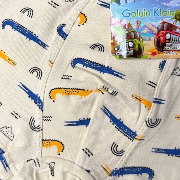 Дитячі Труси Боксери З Крокодилами Goluin Klain 2-8 G8022 фото 3