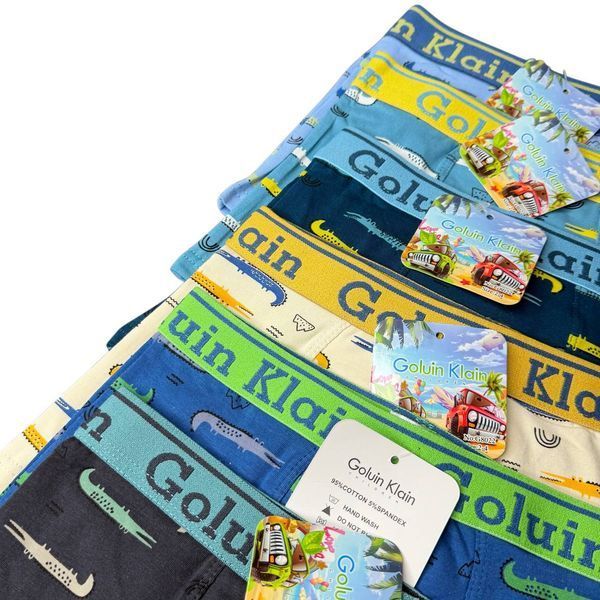 Дитячі Труси Боксери З Крокодилами Goluin Klain 2-8 G8022 фото 2