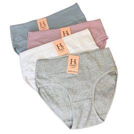 Жіночі Труси Сліпи Батал В Рубчик Hana 2XL-4XL M6790 фото 1