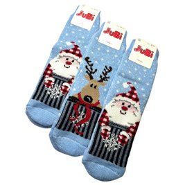 Женские Новогодние Носки Шерсть+Махра JUBI 36-40 JB-F034 фото 1