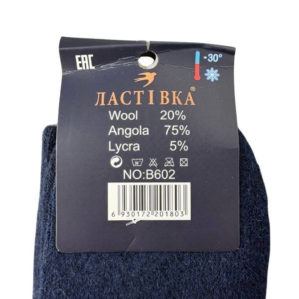 Чоловічі Термо Шкарпетки (Махра) Ластівка 41-47  B602-2 фото 3