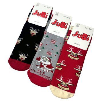 Женские Новогодние Носки На Махре JUBI 36-40 JB010-2 фото 1