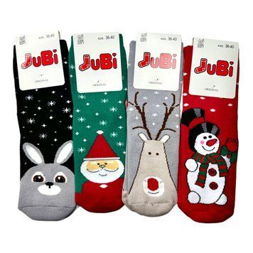 Женские Новогодние Носки На Махре JUBI 36-40 JB010-4 фото 1