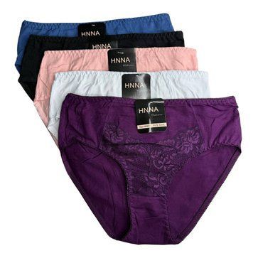 Женские Трусы Полубатал С Гипюром Hana 2XL-4XL HB904 фото 1