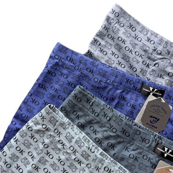 Чоловічі Боксери З Дрібним Принтом RyAmigo 2XL-4XL 3238 фото 3