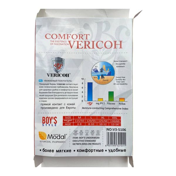 Дитячі труси-боксери Vericoh V3-5106 V3-5106 фото