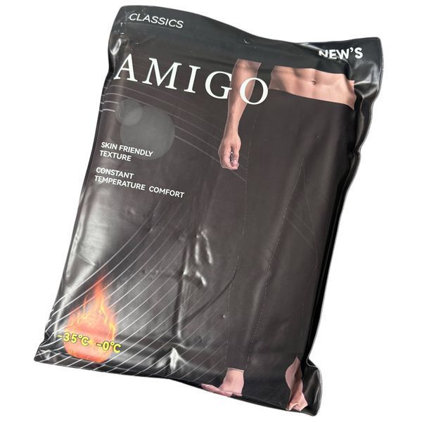 Чоловічі Термо Кальсони (Графіт) AMIGO XL-4XL 33577 фото 4