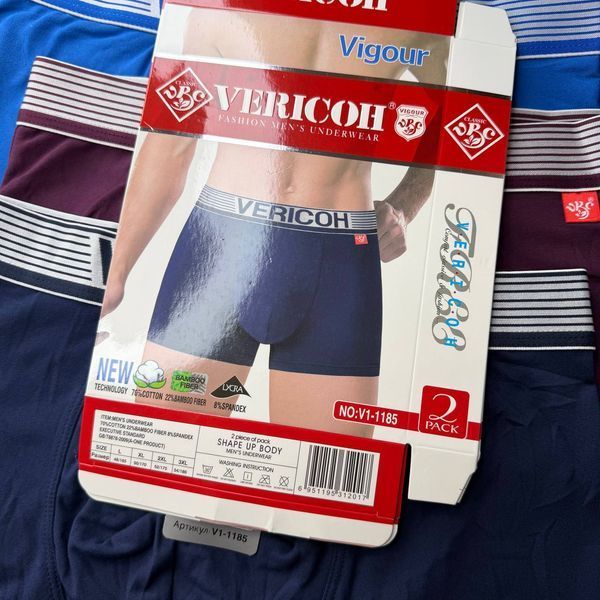 Чоловічі Труси Боксери Vericoh L-3XL V1-1185 фото 3