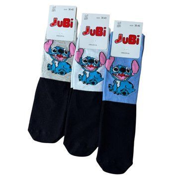 Високі Молодіжні Шкарпетки Стіч JUBI 36-40 JB010-336 фото 1