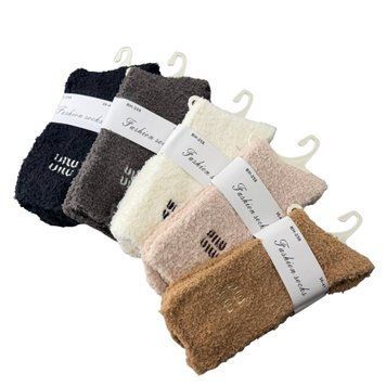 Пухнасті Жіночі Шкарпетки З Альпаки Fashion Socks 36-41 BH258 фото 1