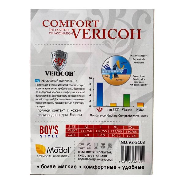 Дитячі боксери Vericoh V3-5103 V3-5103 фото