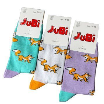 Жіночі/Підліткові Молодіжні Шкарпетки "Лисички" JUBI 36-40 JB010-350 фото 1